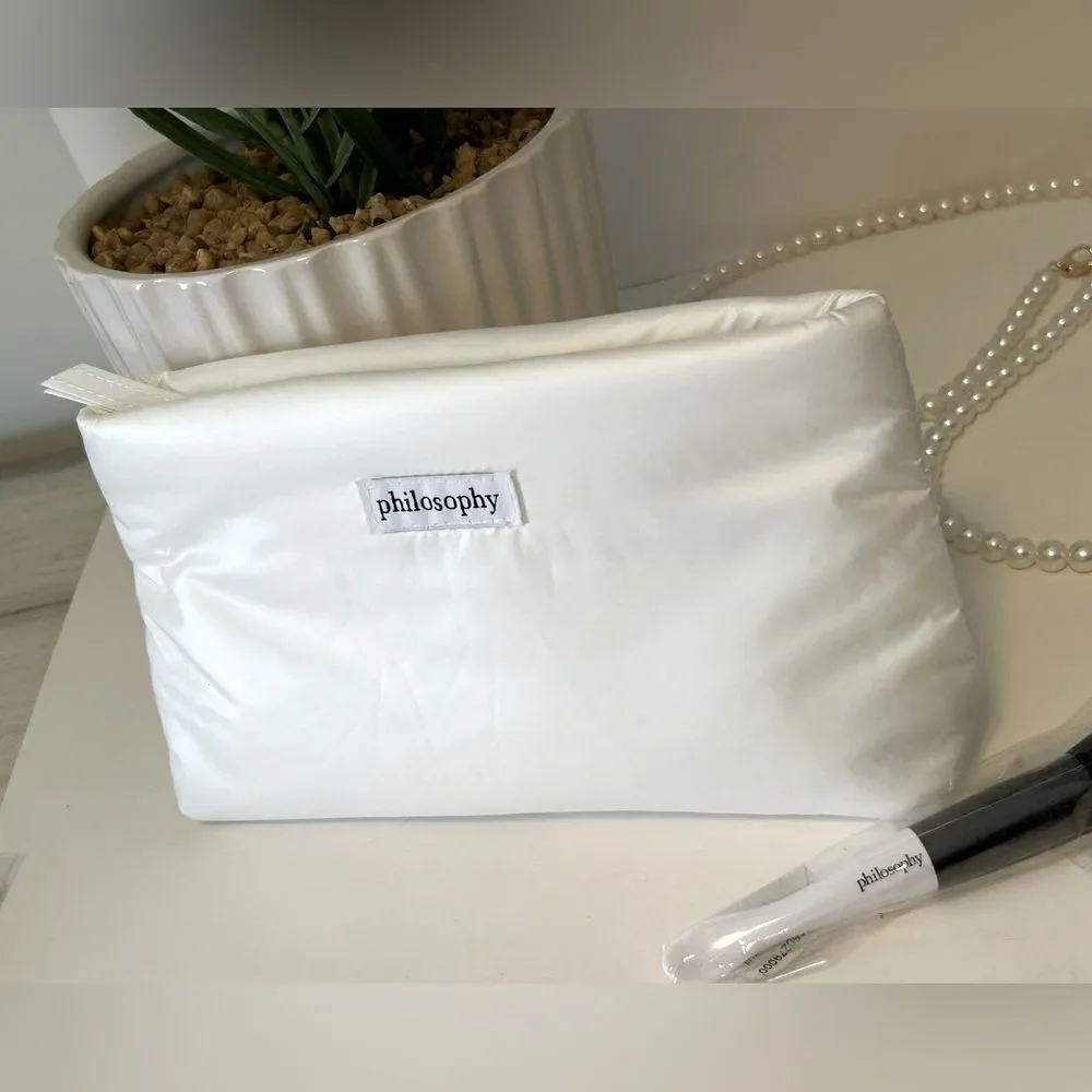 Philosophy white satin